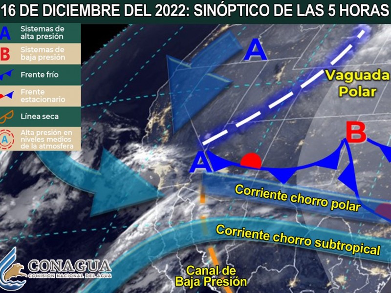 Se pronostican fuertes corrientes de viento para este Viernes