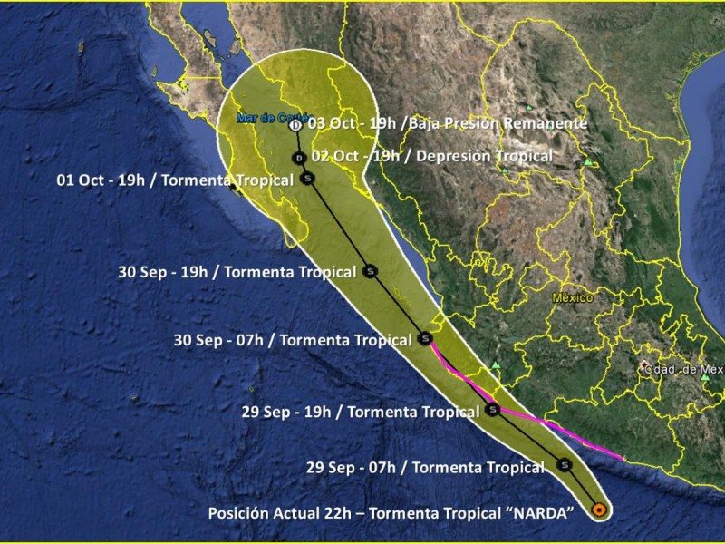 Se pronostican fuertes lluvias para Colima