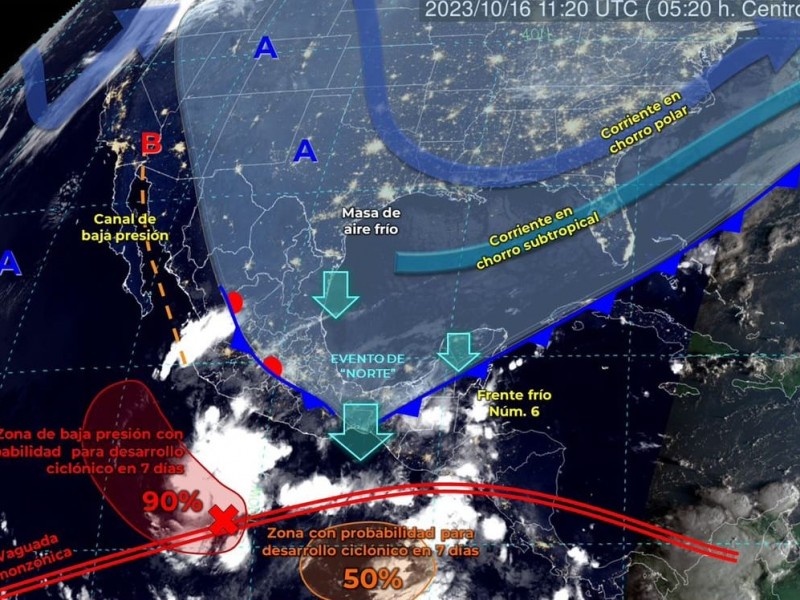 Se pronostican lluvias fuertes en algunas zonas del estado