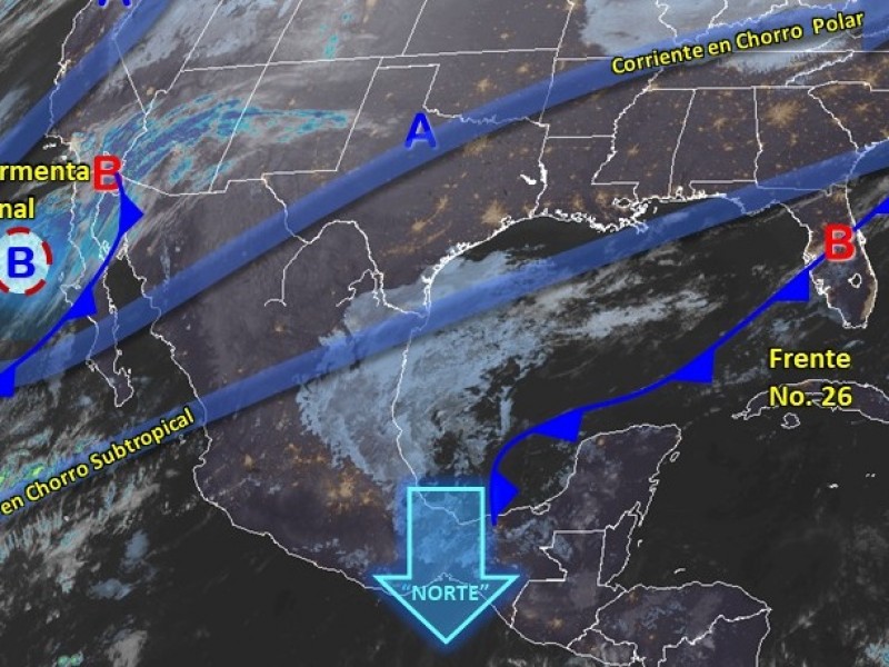 Se pronostican lluvias fuertes por tormenta invernal