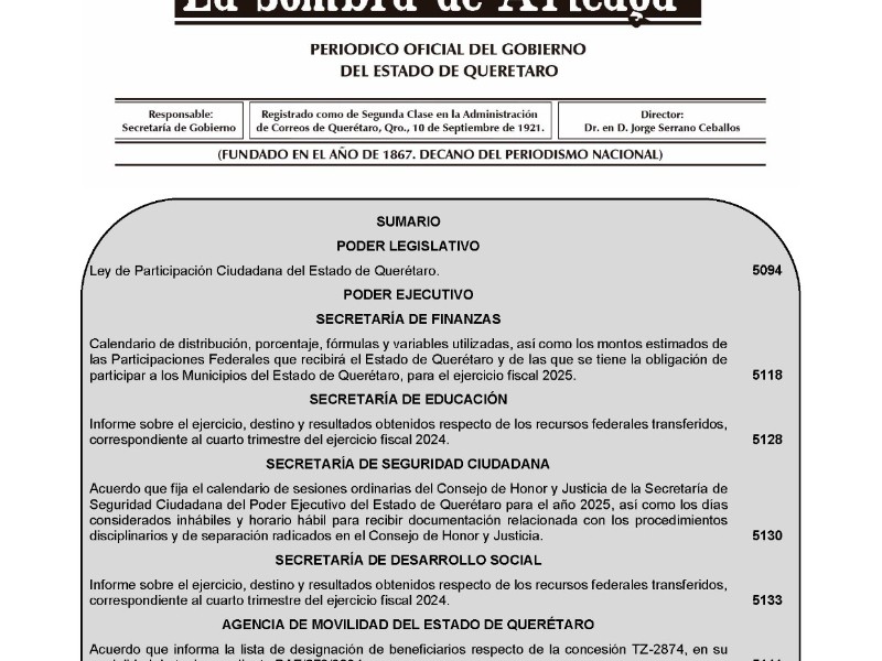 Se publica finalmente la Ley de participación ciudadana