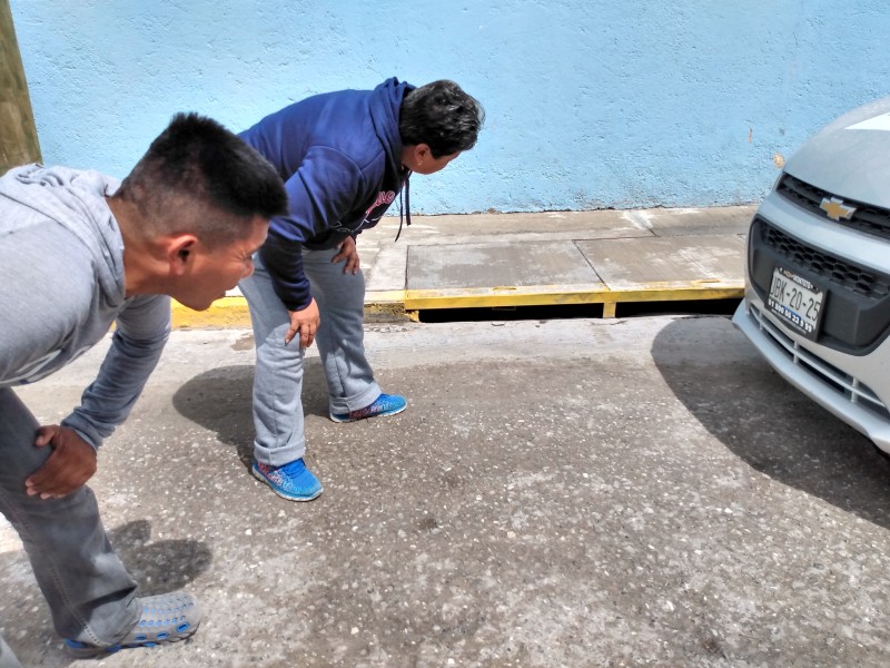 Se quejan de colectores tapados en La Joya