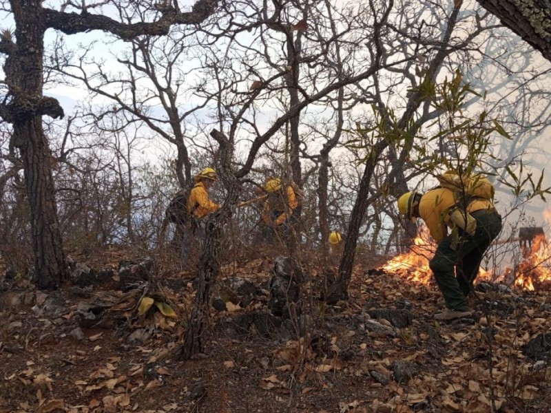 Se reactiva incendio en Quiaviní; COESFO inicia monitoreo aéreo