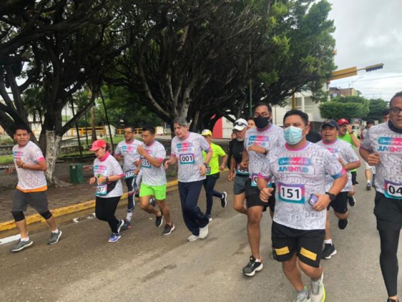 Se realizó en Tuxtla carrera de la juventud