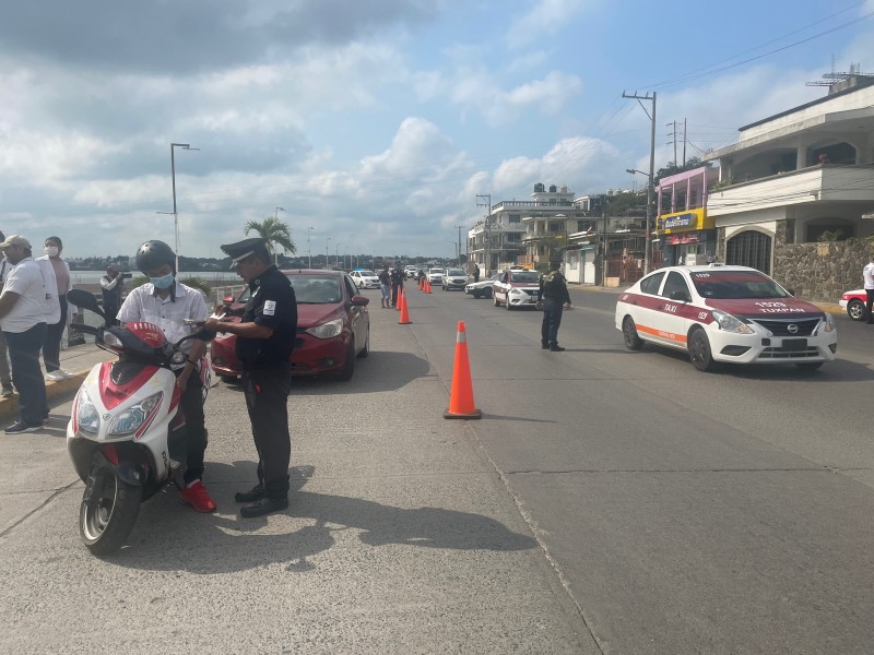 Se realizó operativo Cero Tolerancia en Tuxpan