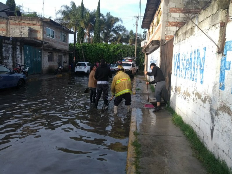 Se realizó operativo por lluvias en Puebla