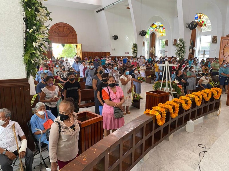 Se recupera afluencia en Santuario del Padre Jesús de Petatlán