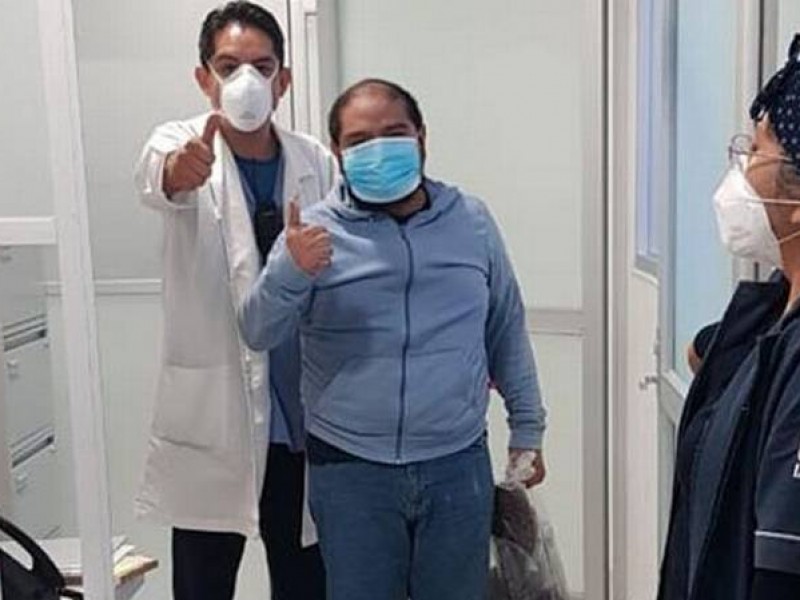 Se recupera primer paciente de Covid-19 en Anexo La Margarita