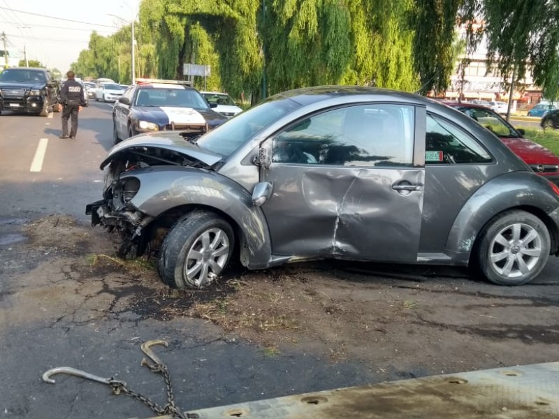 Se registra accidente en Calzada al Pacífico