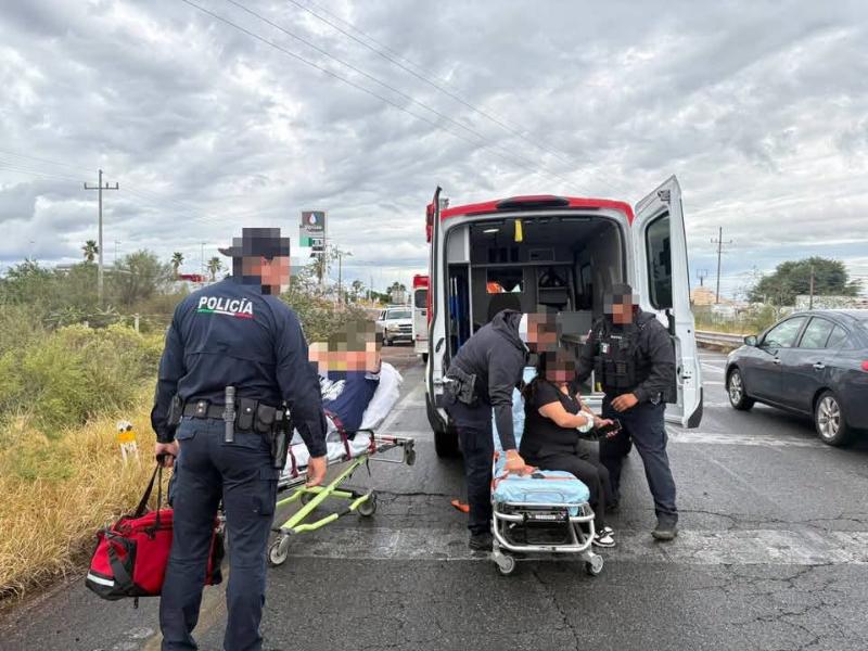 Se registra accidente en carretera a la altura de Santa Ana, Sonora
