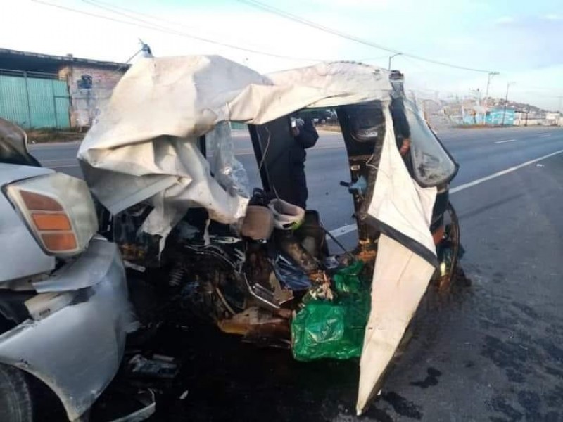 Se registra accidente en carretera federal Puebla-Tehuacán