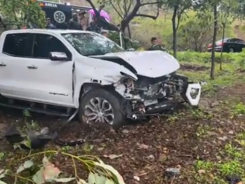 Se registra accidente en Libramiento de Tepic