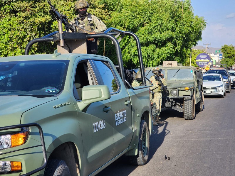 Se registra enfrentamiento entre militares y civiles armados en Estación Obispo, Culiacán