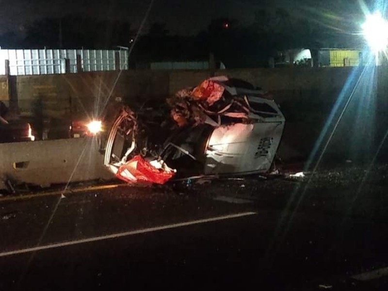 Se registra fatal accidente en la Veracruz-Cardel