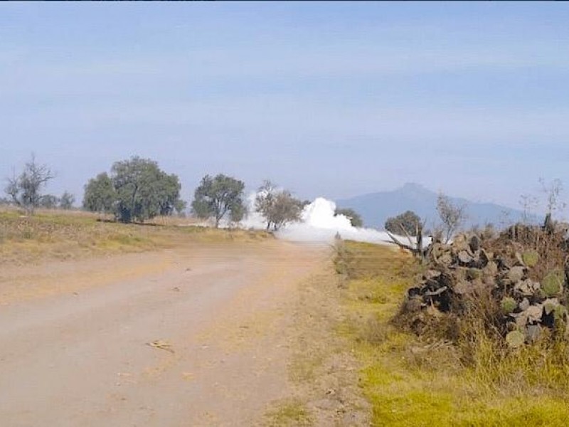 Se registra fuga de gas LP en Tepeaca