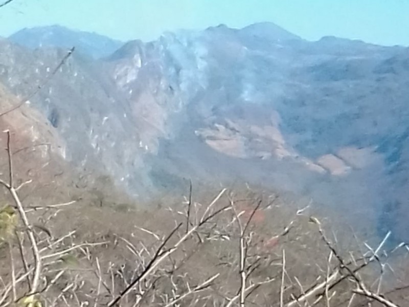 Se registra incendio en el Cañón del Sumidero