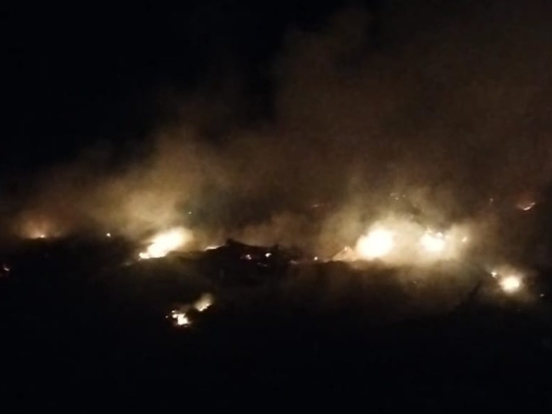 Se registra incendio en basurero de Las Cuevas