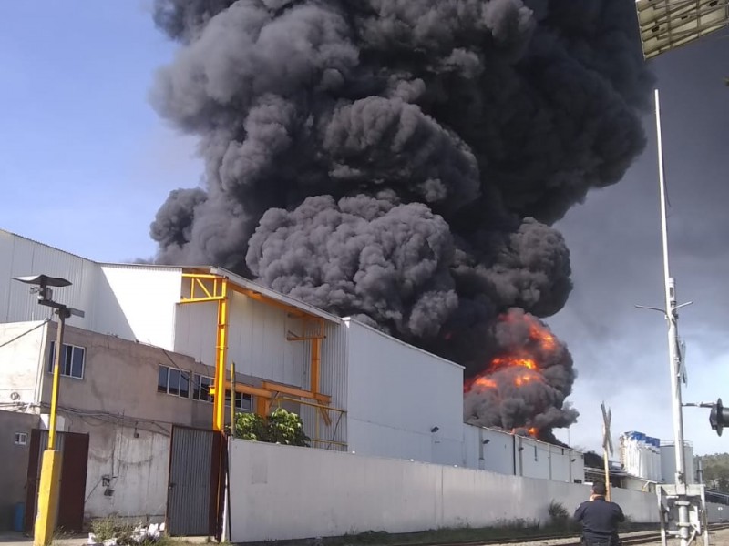 Se registra incendio en Ciudad Industrial