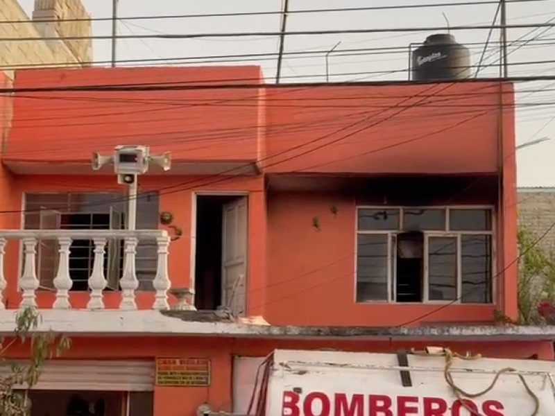 Se registra incendio en Ecatepec