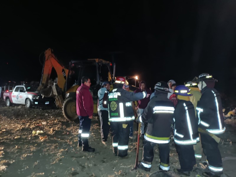 Se registra incendio en el relleno sanitario de Ciudad Serdán
