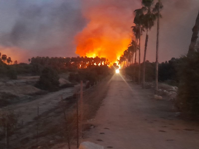 Se registra incendio en Estero de SJC