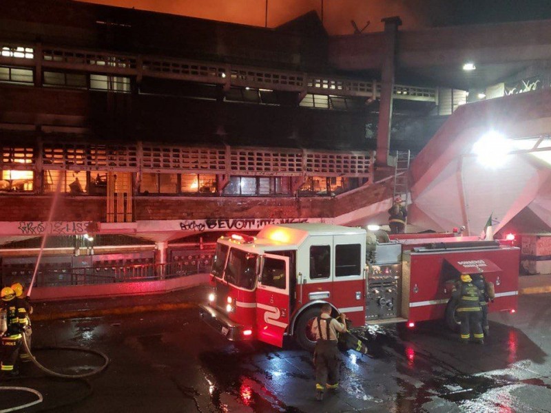 Se registra incendio en San Juan de Dios