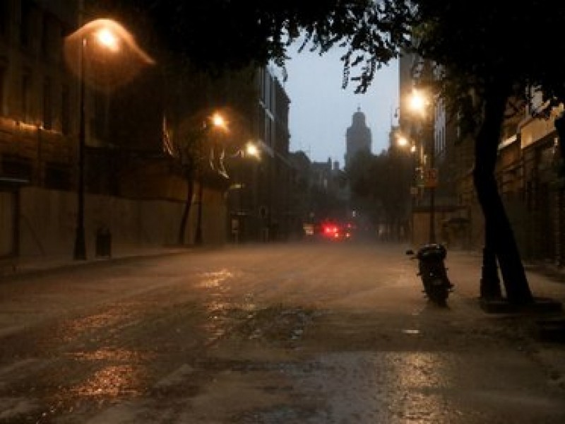 Se registra lluvia en gran parte de la CDMX