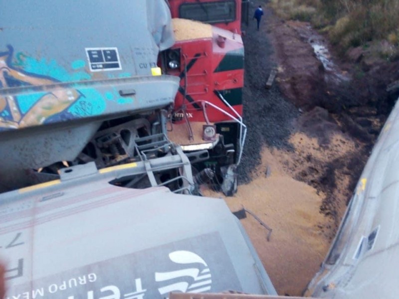 Se registra otro accidente ferroviario, hay cinco personas lesionadas