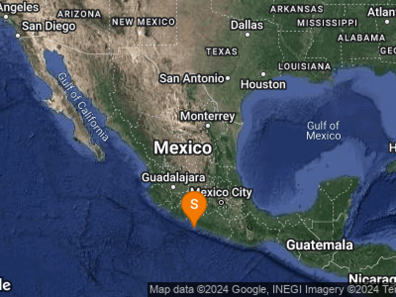 Se registra sismo de 4.0 en Petatlán