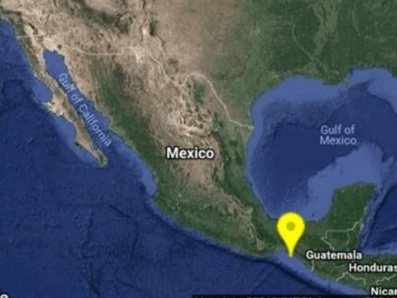 Se registra sismo de 5.2 en Tonalá, Chiapas
