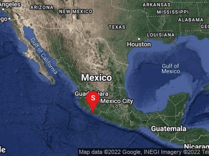 Se registra sismo en Michoacán, es percibido en Jalisco
