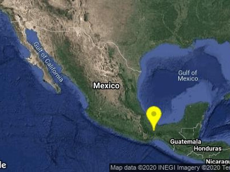 Se registra temblor en la madrugada en Veracruz