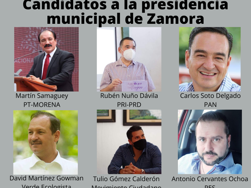 Se registran candidatos para contener por la alcaldía de Zamora