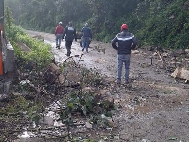 Se registran derrumbes en el municipio de Temascalcingo