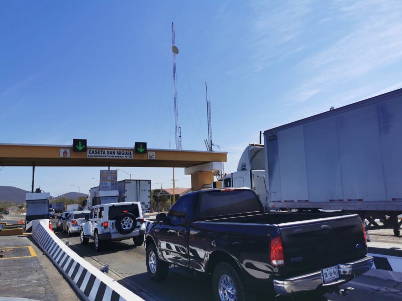 Se registran gran movilidad en carreteras Federales por Semana Mayor