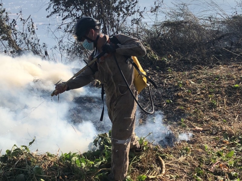 Se registraron ocho incendios este fin de semana