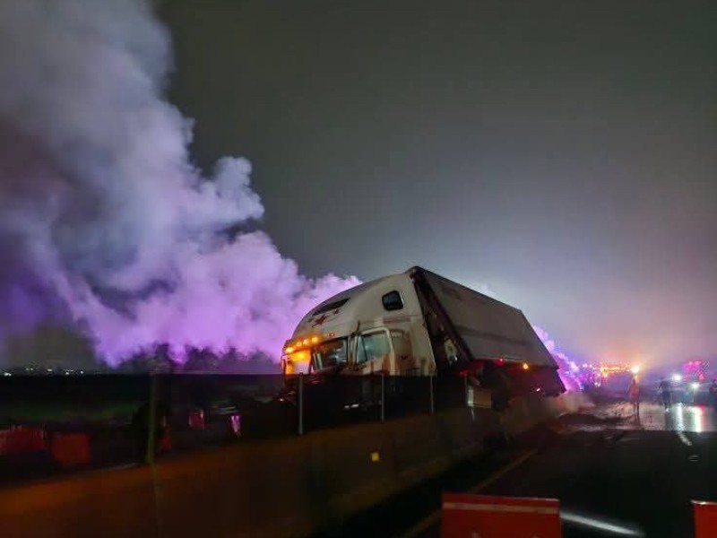 Se registró un choque en la México - Puebla
