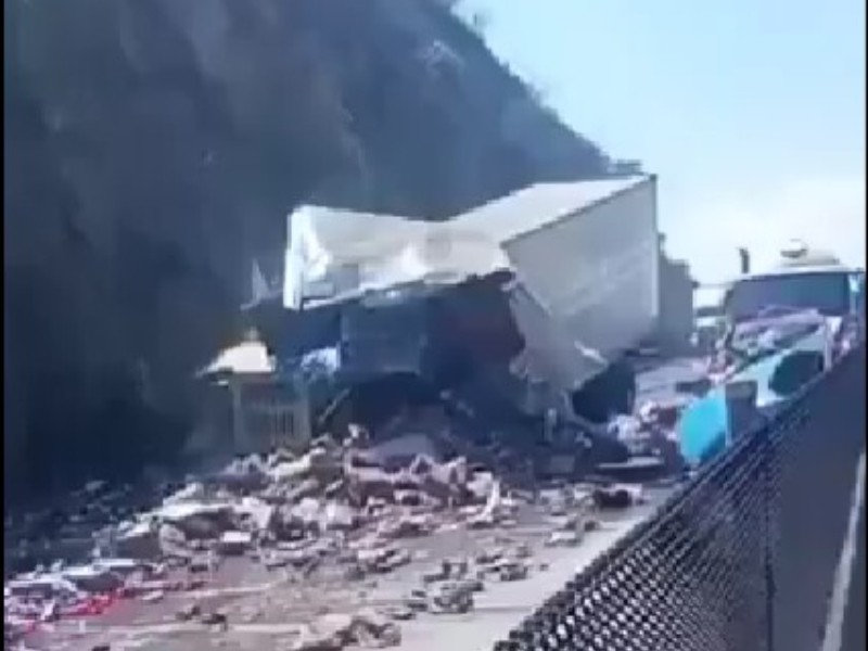 Se registró un fuerte accidente en el Arco Norte