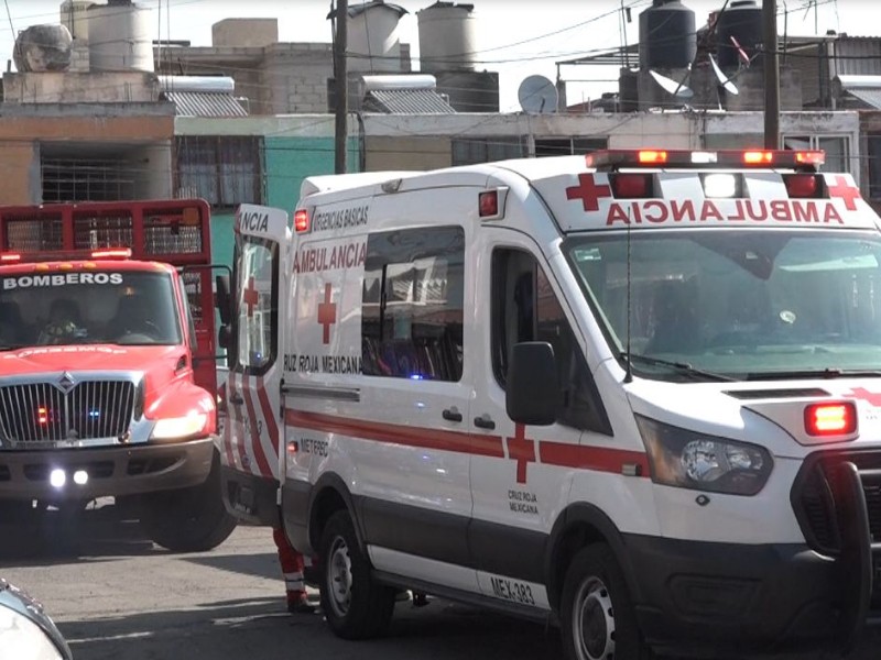 Se registró un incendio por descuido en casa de Metepec