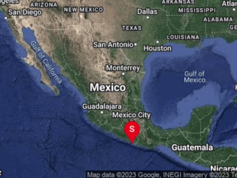 Se registró un sismo con epicentro en Guerrero