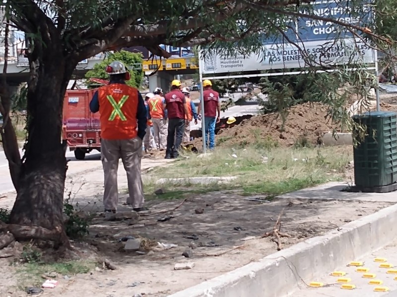 Se registró una fuga en vía Atlixcáyotl