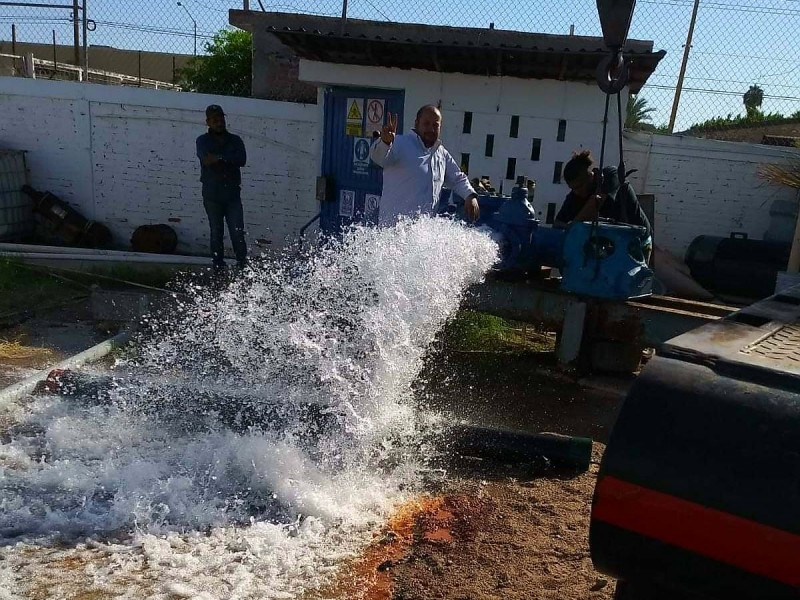 Se regulariza presión de agua