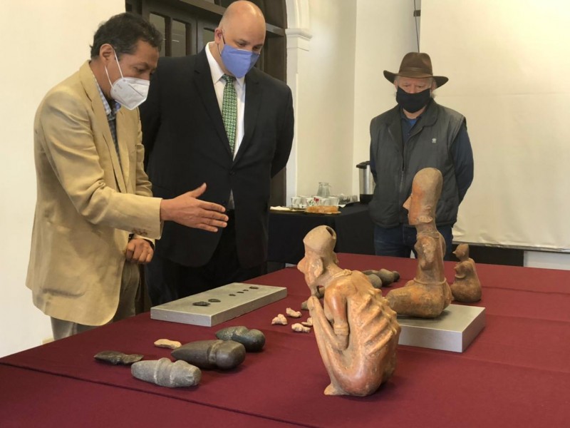 Se repatriaron a México 280 piezas arqueológicas