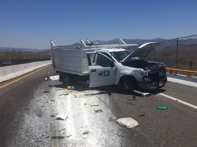 Se reporta accidente en la autopista Jala-Compostela
