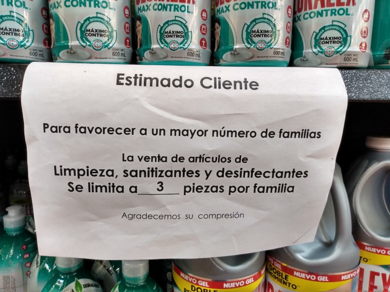 Se reporta flujo normal de personas en supermercados