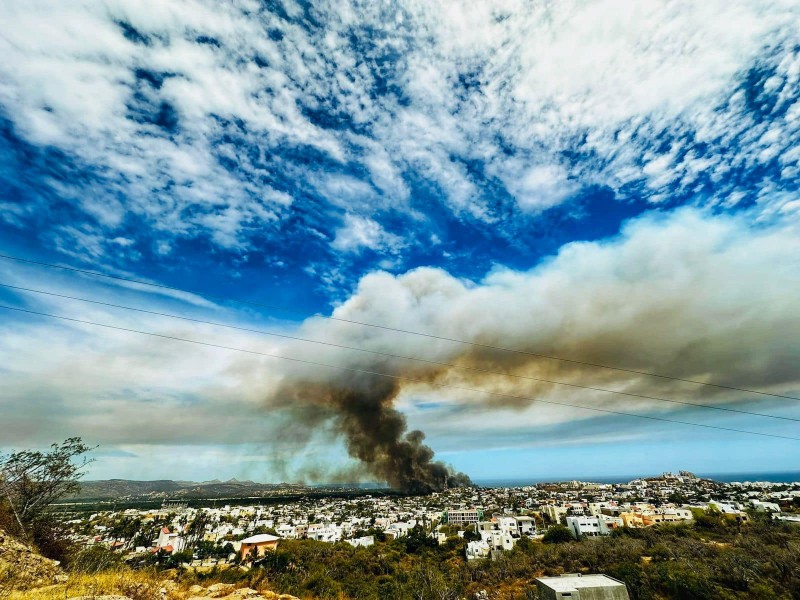 Se reporta incendio en el Estero Josefino