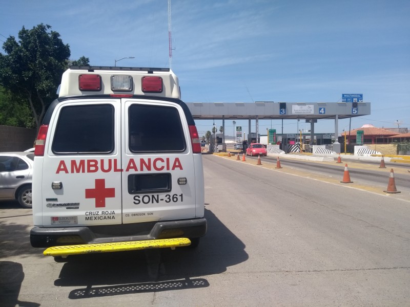 Se retira Cruz Roja de Caseta de cobro