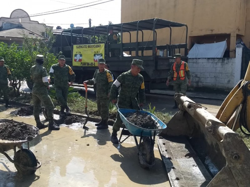 Se retira Sedena de Álamo, apoyaron en contingencia