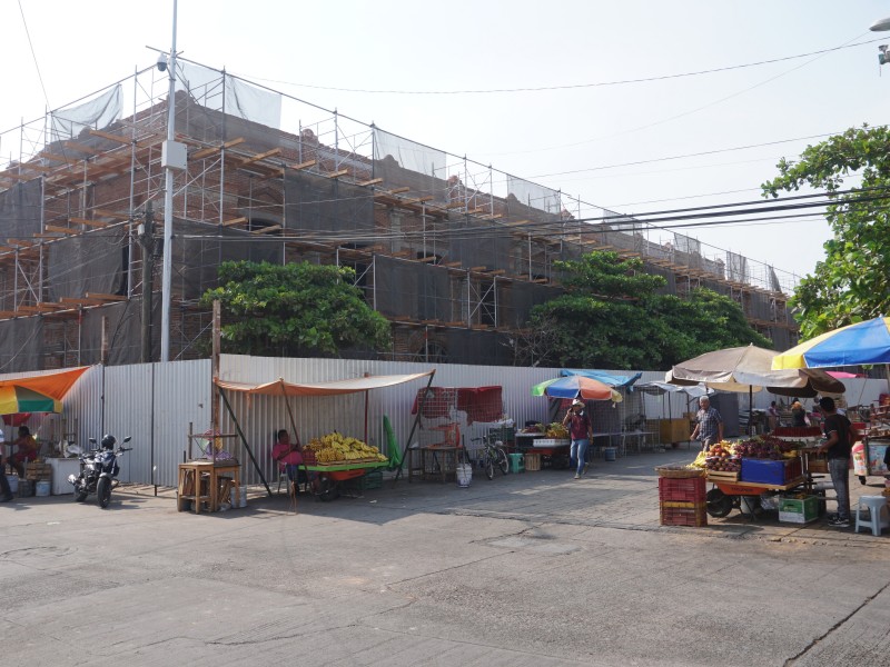Se retrasan trabajos de restauración del Palacio Municipal de Juchitán