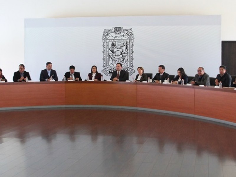 Se reúnen alcaldes de Morena con Rodríguez Almeida